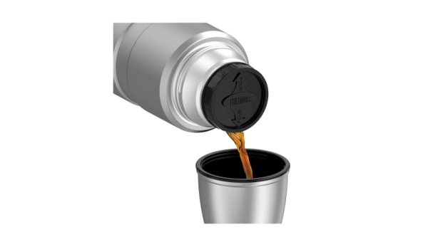 Thermos Термос Вакуумный, Непроливайка, Ударопрочный корпус "Стальной", 2 л